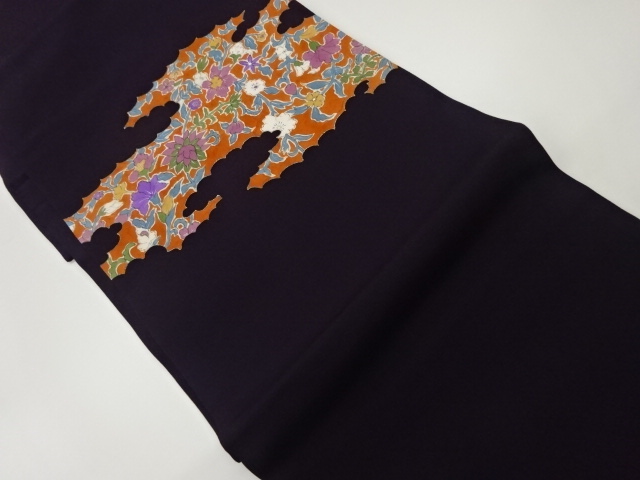 着物・帯 ] - 名古屋帯 塩瀬金彩手描き草花模様名古屋帯 | 宗 sou::お